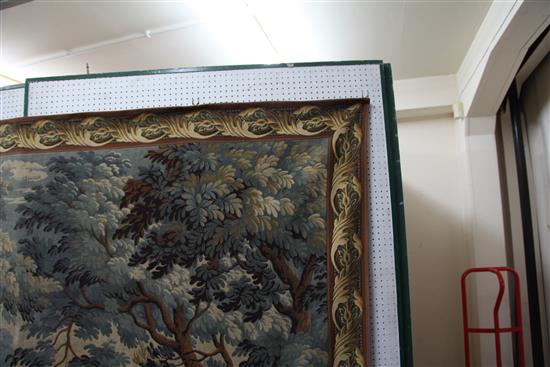 A large Aubusson style tapestry, 11ft 5in. x 5ft 9.5in.